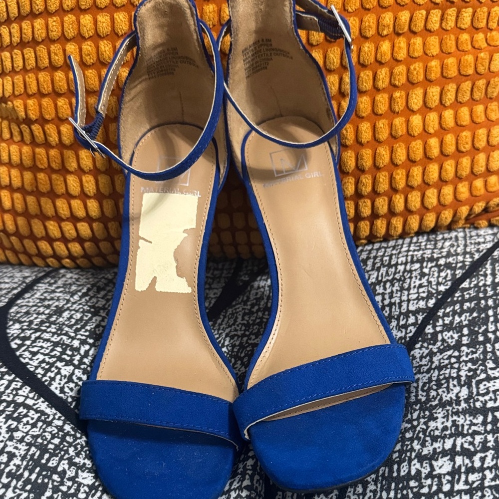Material Girl Vibrant Blue Heels